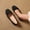 Black, variant on Gspmoly Flat Shoes for Women, Women's Fashion Casual Summer New Bow Round Toe Breathable Flat Shoes Women Flat Shoes Black 43