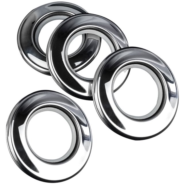 EcoNesxp Tringle à Rideaux de patio 4 Pcs pour Rideaux Plissés d'Extérieur Technologie Intelligente
