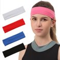thumbnail image 2 of fastboy 2pcs Cotton Non-Slipping Sports Headbands For Workouts Sweat Releasing Workout Sweatbands Khaki, 2 of 6