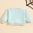 thumbnail image 3 of Bébé Garçons Halloween Sweat-Shirts à Manches Longues Cartoon Lettre Imprimé Pull Enfant Automne Tops, 3 of 8