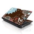 thumbnail image 1 of LSS Laptop Skin Sticker Decal Cover Brown Chaos Floral Fits 17" to 19" Laptops, 1 of 1