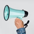thumbnail image 3 of Bullhorn Megaphone Adjustable Voice Bullhorn Speaker Professional Outdoor Voice Light Green, 3 of 8