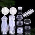 thumbnail image 3 of 11PCS Nail Art Storage Box Assorted Types Cosmetic Container Nail Powder Bottle, 3 of 10