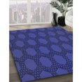 thumbnail image 3 of Ahgly Company Tapis Rectangulaire en Denim Lavable en Machine, Bleu Foncé, 8 Pieds x 12 Pieds, 3 of 7