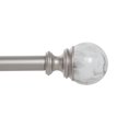 thumbnail image 1 of HOMETRENDS MARBELL 3/4"  DRAPERY ROD SET 42-120" NICKEL, 1 of 2
