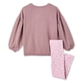 thumbnail image 2 of George Toddler Girls' Two Piece Sweatshirt Set, 2 of 2