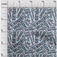 thumbnail image 2 of oneOone Cotton Cambric Light Blue Fabric Text Craft Projects Decor Fabric Printed By The Yard 42 Inch Wide, 2 of 5