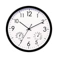 thumbnail image 2 of EGNMCR Outdoor Garden Retro Clock Temperature Measurement Hygrometer 12 Inches Plastic hygrometer, 2 of 2