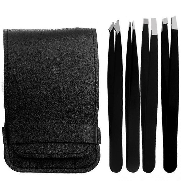 Tweezer Set for Women and Men - Professional Precision Tweezers for Women Facial Hair, Eyebrow and Ingrown Hair Removal Tweezers with