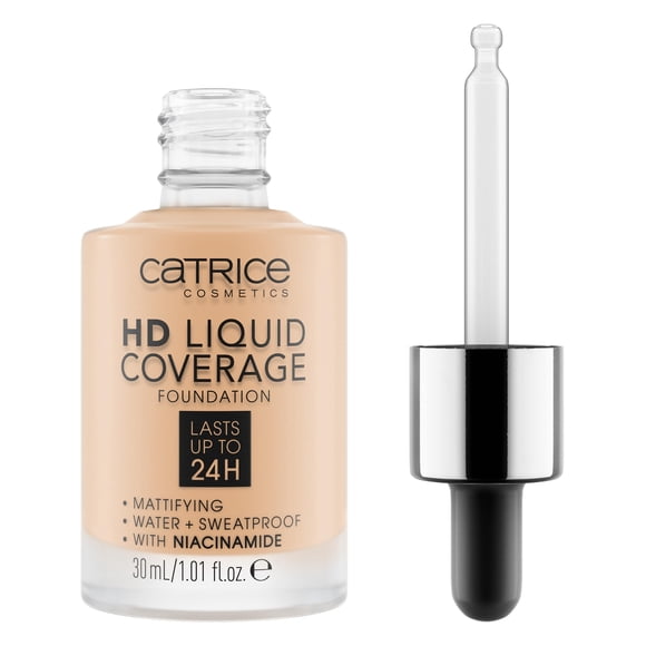 Catrice | HD Liquid Coverage Foundation | High & Natural Coverage | Vegan & Cruelty Free (008 | Fair Beige)