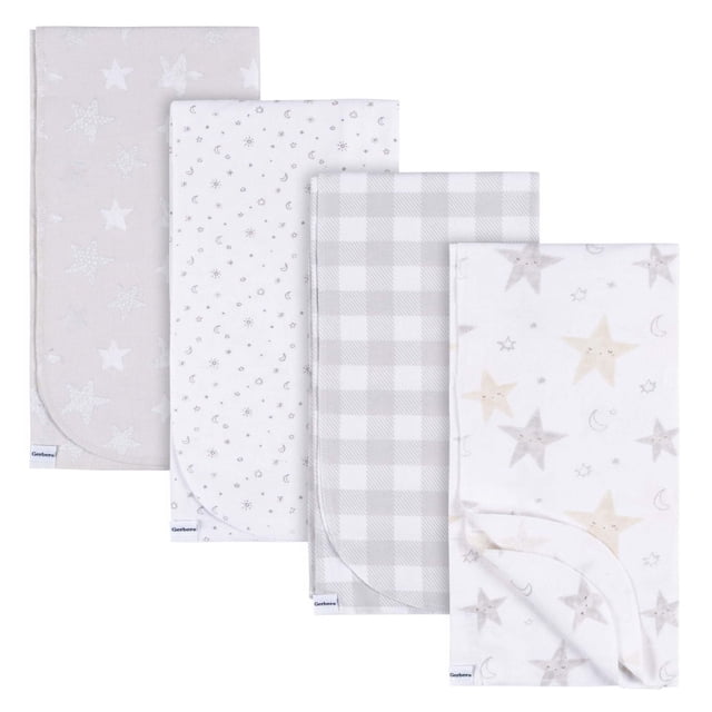 Gerber Childrenswear - Flannel Receiving Blanket