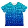thumbnail image 1 of Halloween Blue Frost Dragon Rider Armor All Over Toddler T Shirt, 1 of 2