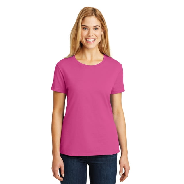Hanes T-Shirt en Coton Perfect-T pour Femmes