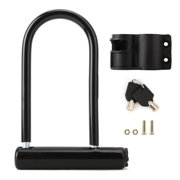 Fosa Serrure en U Robuste en Alliage de Zinc pour Vélo, Moto, Bicyclette, Sécurité Antivol, Serrure en U, Serrure Antivol, Serrure Antivol pour Vélo