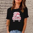 thumbnail image 1 of Meichang T-Shirts de la Saint-Valentin pour Femmes, T-Shirt Graphique Cœur d'Amour, Manches Courtes, Col Rond, Décontracté, Blouses, Joyeuse Saint-Valentin, 1 of 5