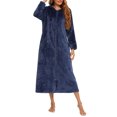 thumbnail image 1 of LSLJS Women's Fashion Fall and Winter New Long Sleeve Zipper Pajamas Home Wear, 1 of 4