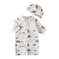 thumbnail image 1 of Infant Boys Swimsuits One Piece Cartoon Bathing Suit Kids Toddler Rash Guard Baby Boy Clothes Summer 9-12 Months, 1 of 3