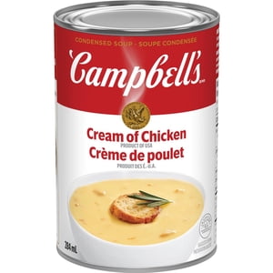 Campbell's® Condensed Crème de soupe de poulet, étagère stable