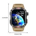 thumbnail image 3 of Chmadoxn Smart Watch HT29 Smartwatch Outdoor Sports LED Lamp Banknote Detection Lamp Call Altitude Barometric Pressure Bracelet Smart Watches, 3 of 9