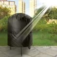 thumbnail image 2 of fastboy Housse de Table Ronde Barbecues Housse de Gril Imperméable Ensembles d'Extérieur Housse de Protection, Housse de Bassin à Feu, Gril Barbecue 62x105cm, 2 of 9