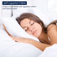 thumbnail image 4 of 600 TC Egyptian Cotton RV King Bed Sheet Set Include's - 15" inch Deep Fitted Sheet | 1 Flat Sheet | 2 Pillowcases | Plum Solid, 4 of 7