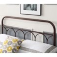 thumbnail image 3 of Hodedah Complete Metal Twin-Size Bed with Headboard-Footboard in Bronze, 3 of 4