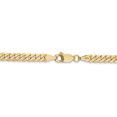 thumbnail image 4 of Chaîne Gourmette Biseautée en Or Jaune 14K 3.9mm, 4 of 5