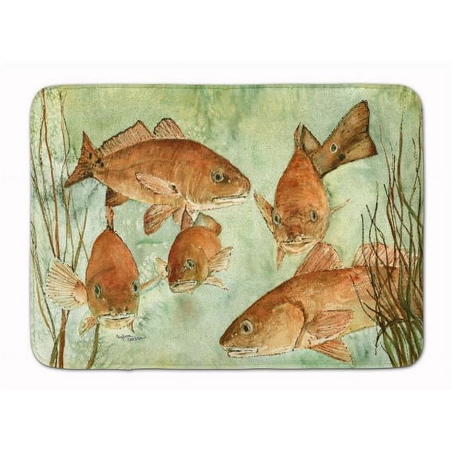 Carolines Treasures 8983RUG Poisson Rouge Nager en Machine Lavable Mémoire Tapis de Mousse