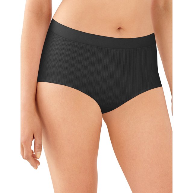 Bali Womens One Smooth U All Around Smoothing Brief, 6, Black 2