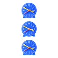 thumbnail image 4 of ZLight Educational Clock Learning Time Cognition Kindergarten Teaching Intelligence Development Activities Toys Birthday Blue 3Set, 4 of 6