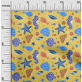 thumbnail image 2 of oneOone Velvet Yellow Fabric Beach Sewing Craft Projects Fabric Prints By Yard 58 Inch Wide, 2 of 4