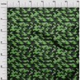 thumbnail image 3 of oneOone Rayon Green Fabric Abstracts Fabric For Sewing Printed Craft Fabric By The Yard 56 Inch Wide, 3 of 4