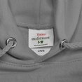 thumbnail image 3 of Hanes Mens EcoSmart Fleece Crewneck Sweatshirt, S, Ash, 3 of 6