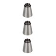 thumbnail image 2 of Maytalsory DIY Kitchen Baking Cake Decorating Tool Silicone Icing Piping Cream Pastry Bag Stainless Nozzle Converter Tools No.02 3Set, 2 of 6