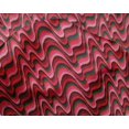 thumbnail image 3 of oneOone Silk Tabby Fabric Waves Flame Stitch Print Sewing Fabric BTY 42 Inch Wide, 3 of 3