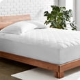 thumbnail image 1 of Bare Home Protège-Matelas Matelassé - Surmatelas Rafraîchissant - Housse Ajustée à Poche Profonde - Lit Simple, Blanc, 1 of 7