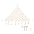 thumbnail image 2 of Stuffed Animal Hammock Bohemian Style Cotton Rope Plush Toy Storage for Kids Room, 2 of 7
