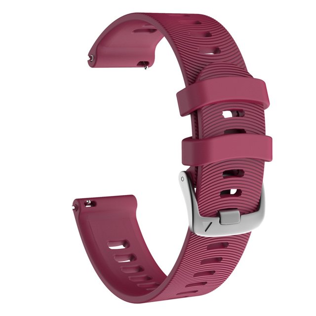 Bracelet de Montre de Remplacement en Silicone pour Garmin pour erunner 245 245M Ajustable Confortable