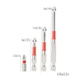 thumbnail image 4 of CQCYD 6Pcs S2 PH2 Phillips Screwdriver Bit Set, Impact Anti Slip Star Drill Bits for Power Driver, 1/4 Inch Hex Shank, High Hardness Alloy Steel, Multiple Lengths 25‑150mm for Woodworking and Repair, 4 of 9