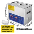 thumbnail image 2 of 3/6/10/15/22/30L Ultrasonic Cleaner Ultrasonic Device Stainless Steel With Heating Digital Timer For Glasses ,Widely Used, 2 of 7
