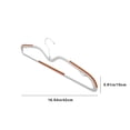 thumbnail image 3 of TIMIFIS Coat Hangers Short Neck Hanger Non-Slip Thickened Clothes Hanger Household Storage Rack Plastic Hanger Creates The Hanger Space Wardrobe Universal Hanger Closet Organizer, 3 of 6