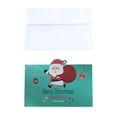 thumbnail image 1 of Christmas Cards with Envelopes Christmas Greeting Cards with Envelopes and Stickers 10 Pack Glitter Christmas Cards with Envelopes Christmas Greeting Cards Father Christmas Snowman, 1 of 6