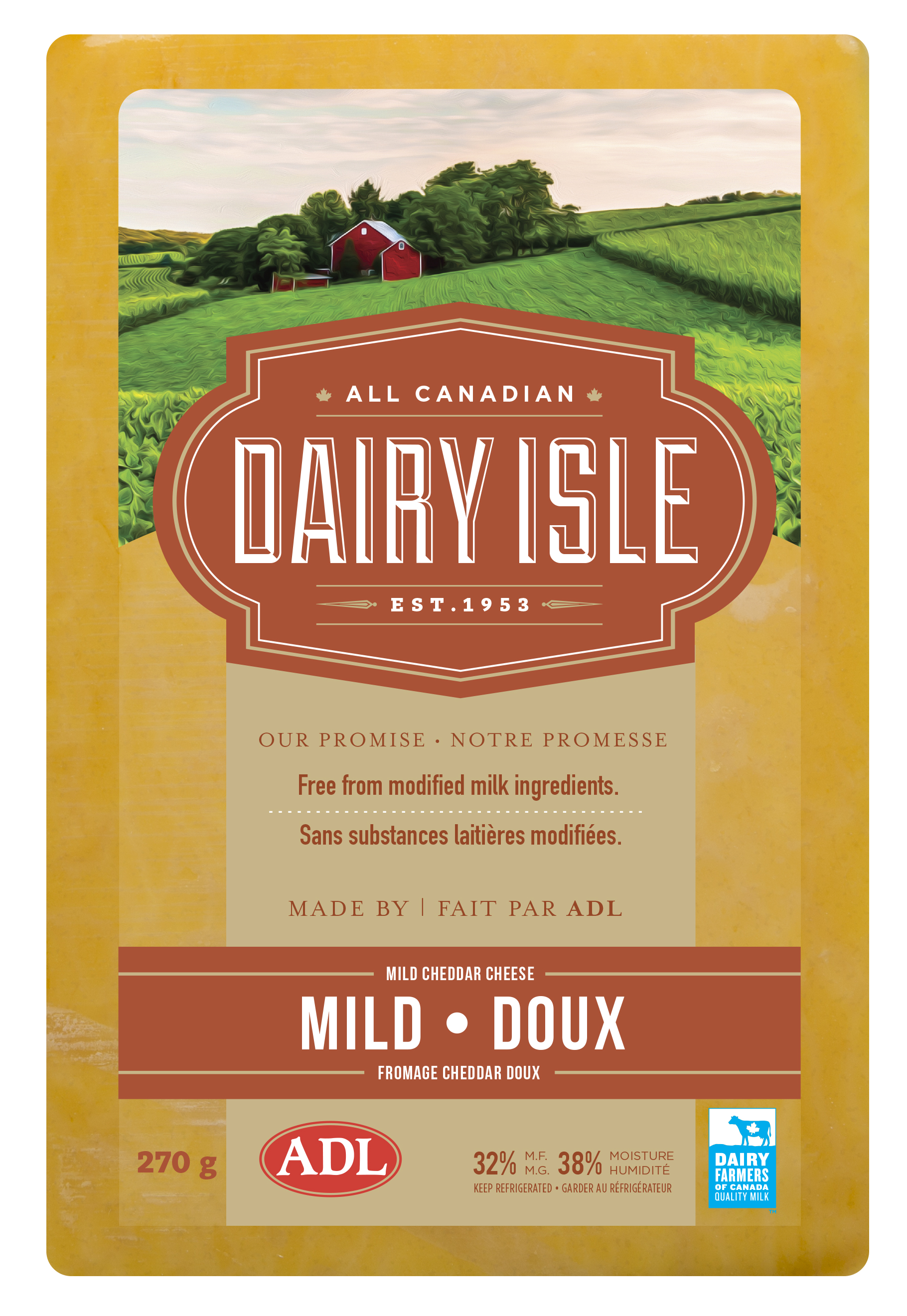 DAIRY ISLE MILD CHEDDAR CHEESE