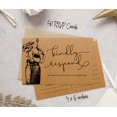 thumbnail image 4 of Inkdotpot RSVP Postcards (Set Of 50) 4"X6" Blank With Mailing Side,RSVP Reply Response Cards For Wedding Floral Kraft Script Style Print Return Cards, 4 of 5