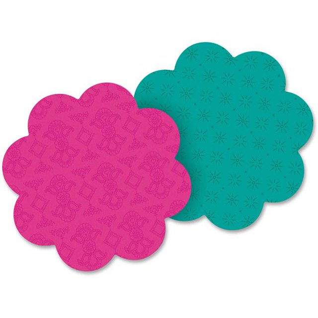 Bloc-Notes Marguerite 3 x 3 Po. - Multi Couleur