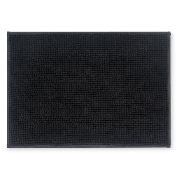 Tapis de bain à effet de nouilles de Mainstays Noir, 17" x 24"