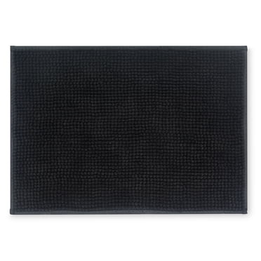 Mainstays Noodle Black Bath Rug, 17" x 24"