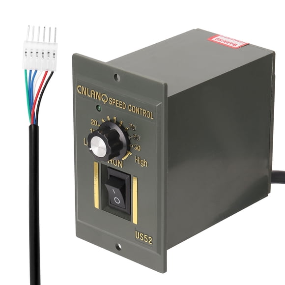 400W AC220V ABS Speed Controller Motor Speeds Pinpoint Regulator Control Device with Indicator Light