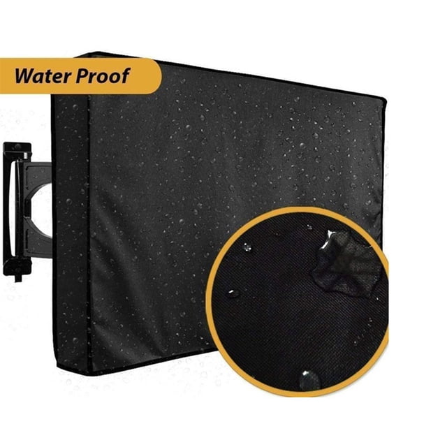 Housse de Support de Téléviseur LCD d'Extérieur Étanche aux Intempéries Télévision Maison Cour Patio Imperméable Antipoussière Protecteur Garde Accessoire 36-38 Pouces