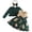 ZC-Dark Green, variant on Splozh Baby Girls Christmas Girls Dress and Cardigan Sleeveless Floral Print Tank Dresses Bolero 2 Piece Kids Girl Spring Fall Outfit Gold,12-18 Months